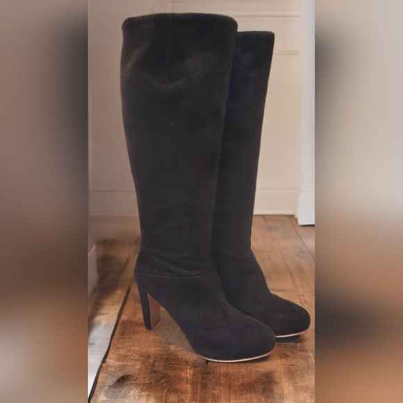 Nine West Black Heeled Boots - Picture 1 of 4